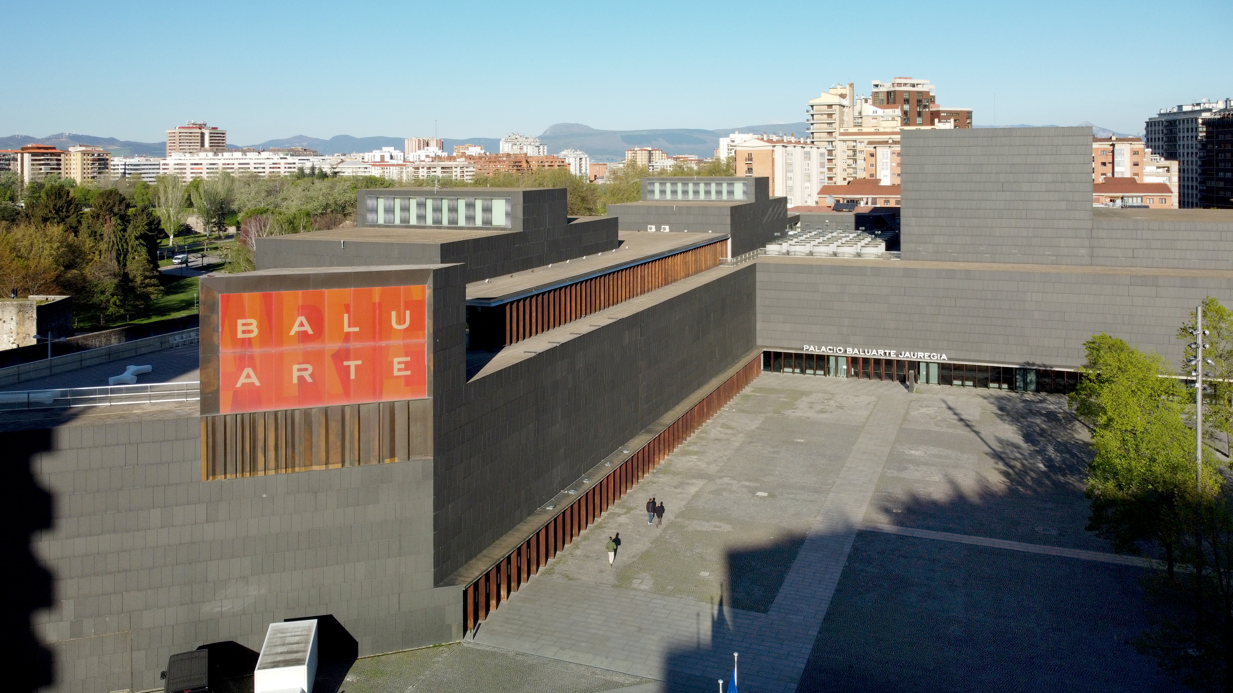 Baluarte foto aérea, organiza tu congreso en Pamplona